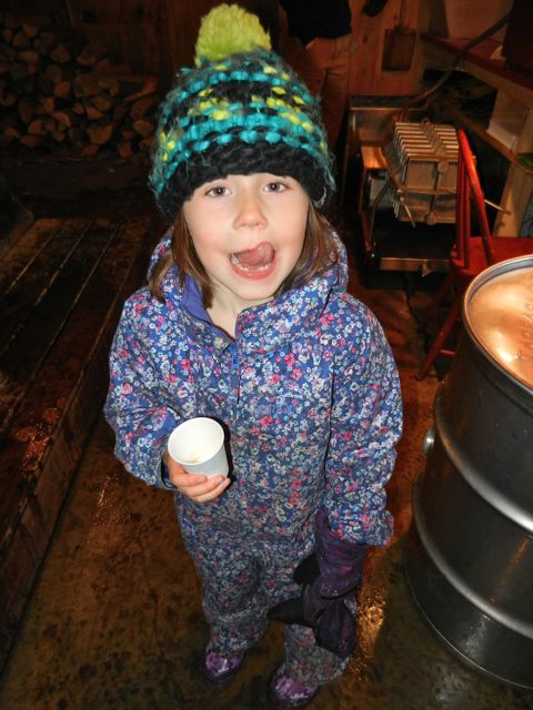 Caroline comes for a visit.