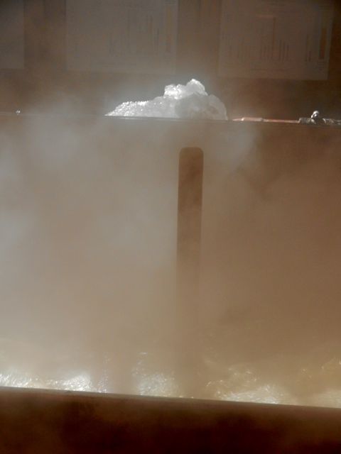 A view of the foam from the other side of the backpan